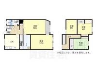 愛知県日進市岩崎町石兼の賃貸タウンハウスの間取り