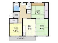 男山第2住宅 114号棟の間取り
