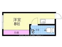 粟津ハイツの間取り