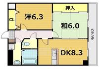 コスモスフローラ醍醐の間取り