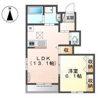 リブ フラットの間取り