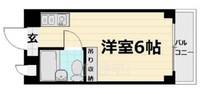京都府京都市北区西賀茂神光院町の賃貸マンションの間取り