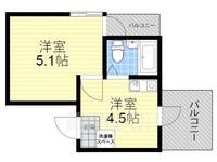 すばる一番館1Fの間取り