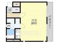 ロイヤルエステート木川東202の間取り