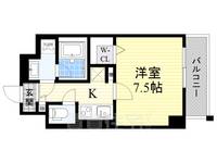 大阪府高槻市京口町の賃貸マンションの間取り