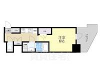 大阪府吹田市岸部南1丁目の賃貸マンションの間取り