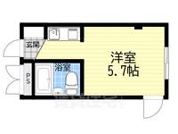 奈良県奈良市富雄元町2丁目の賃貸マンションの間取り