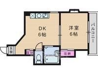 大阪府大阪市都島区高倉町1丁目の賃貸マンションの間取り