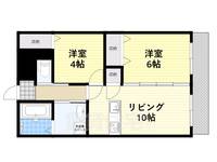 大阪府大阪市都島区内代町3丁目の賃貸マンションの間取り