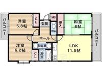 プライムヒル藤井寺の間取り