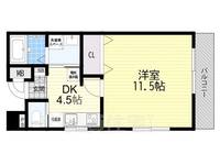 フェリーチェ古川橋の間取り