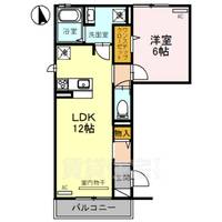 コーポ大安寺3の間取り