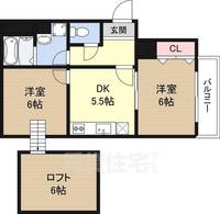 ことぶき淡路マンションの間取り