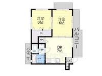 プチロワールA棟の間取り