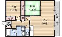 物件の間取り画像