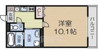 大阪府和泉市唐国町4丁目の賃貸アパートの間取り