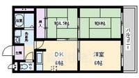 メゾン天の橋201の間取り