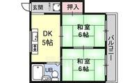 コーポオクムラ302の間取り