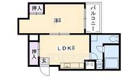 エスポワール西京極の間取り