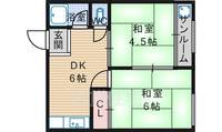 マンションカスガの間取り