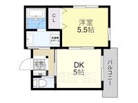 パーチェ豊中の間取り