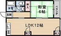 パールハイツ祗温の間取り