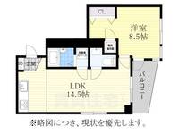 パールナッツ6Cの間取り