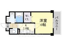 大阪府堺市堺区中瓦町1丁の賃貸マンションの間取り