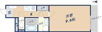 大阪府東大阪市花園東町2丁目の賃貸マンションの間取り