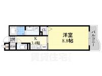 大阪府堺市中区土師町4丁の賃貸マンションの間取り
