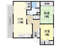 ルミエール201の間取り