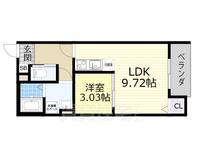 大阪府堺市西区鳳西町3丁の賃貸アパートの間取り