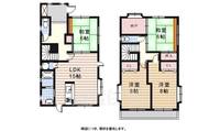 愛知県名古屋市名東区高間町(一戸建)の賃貸物件1の間取り
