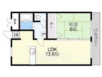 ウインド・ヒル香里1の間取り