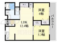 物件の間取り画像