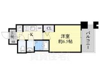 レジュールアッシュ塚本Ⅱの間取り