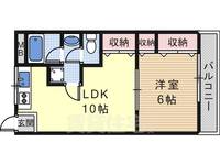シティハイツ本町101の間取り