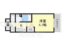 大阪府大阪市城東区野江2丁目の賃貸マンションの間取り