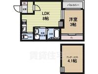 ハーモニーテラス城東町2の間取り
