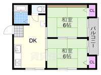 大阪府大阪市淀川区加島3丁目の賃貸マンションの間取り