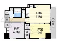 ランドハウス泉の間取り