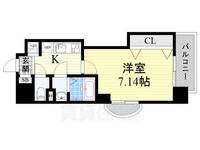 大阪府東大阪市足代新町の賃貸マンションの間取り