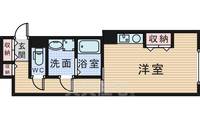 大阪府豊中市立花町1丁目の賃貸マンションの間取り