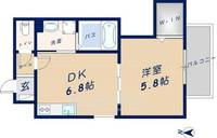 ALEGRIA瓢箪山上四条の間取り