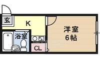 コンフォート本町201の間取り