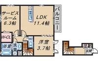 物件の間取り画像