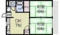 コーポ西取石の間取り