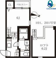物件の間取り画像