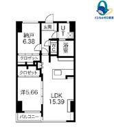 愛知県名古屋市中区丸の内2丁目(マンション)の賃貸物件の間取り