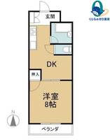 愛知県名古屋市中区大須1丁目(マンション)の賃貸物件の間取り